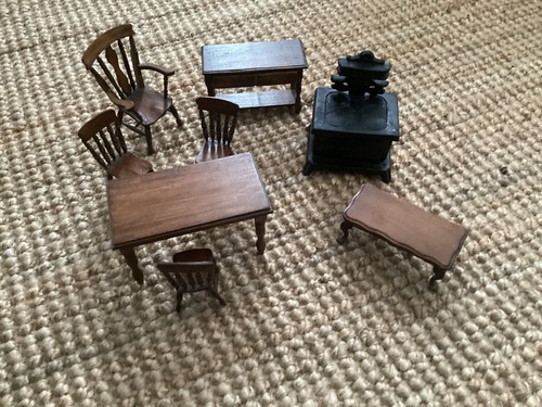 Dolls house furniture - dolls,