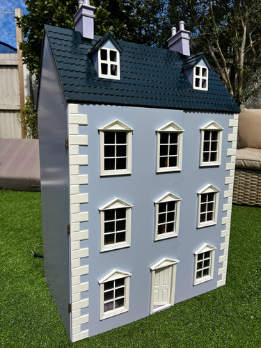 Wooden lilac blue - wooden, &