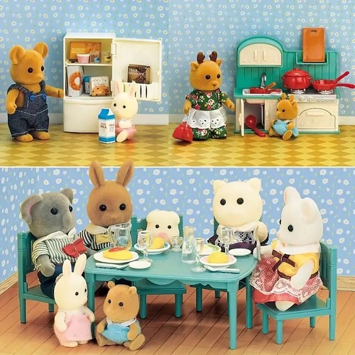 Wooden doll house furniture - doll,