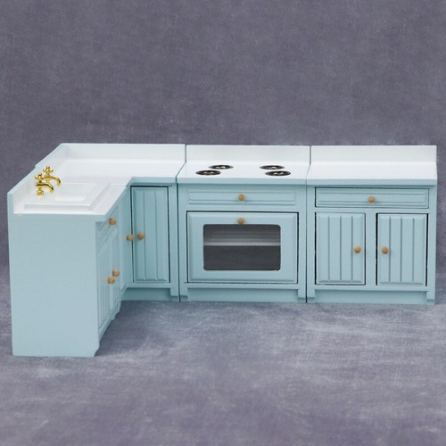 Dollhouse wooden kitchen - 1/12,