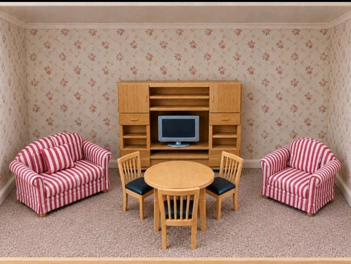 Dolls house miniature - dolls,