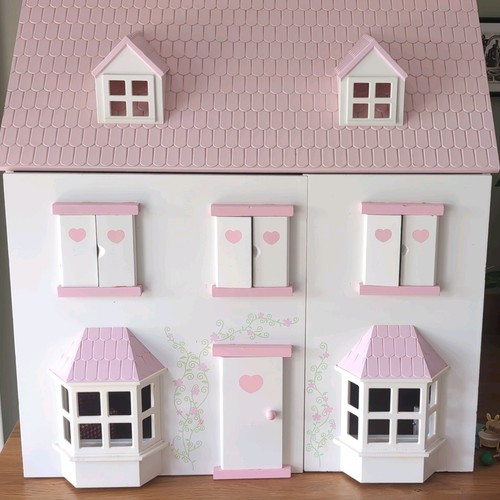 White pink wooden - white, &