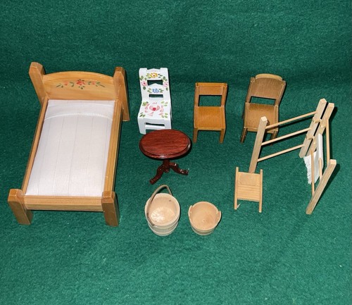 Dolls house wooden - wooden, furniture