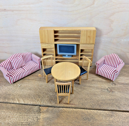 Dolls house miniature - miniature, wooden