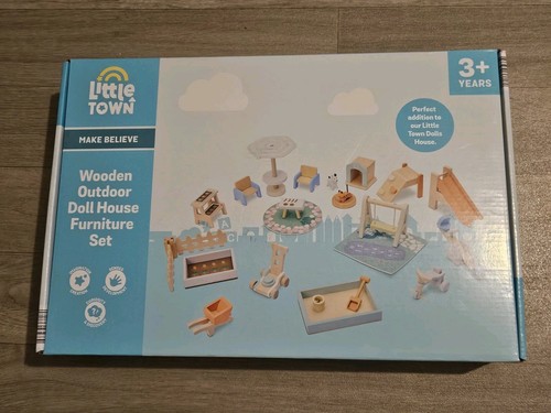 Little town wooden outdoor - little,