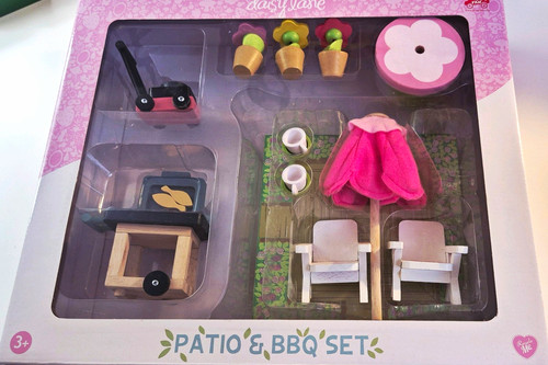 Toy van wooden dolls house - toy,