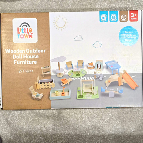 Aldi little town wooden - aldi,
