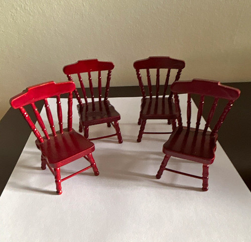 Set red wooden - 4,