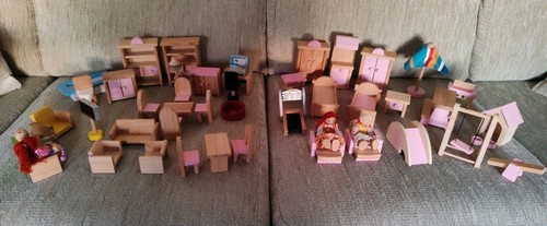 Large set wooden dolls - large,