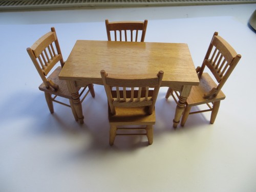 Wooden dolls house furniture - house,