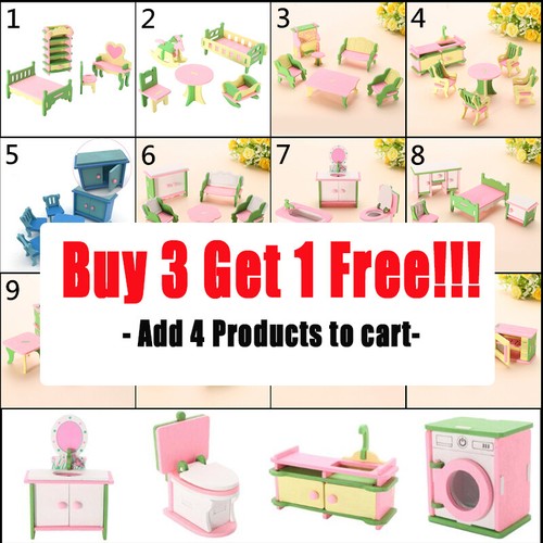 Wooden furniture dolls mini - dolls,