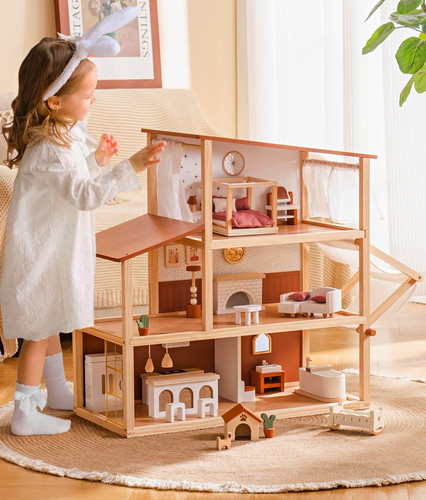 Robud wooden dollhouse - robud,