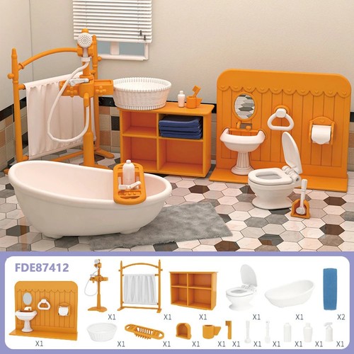 Doll house miniature - house,