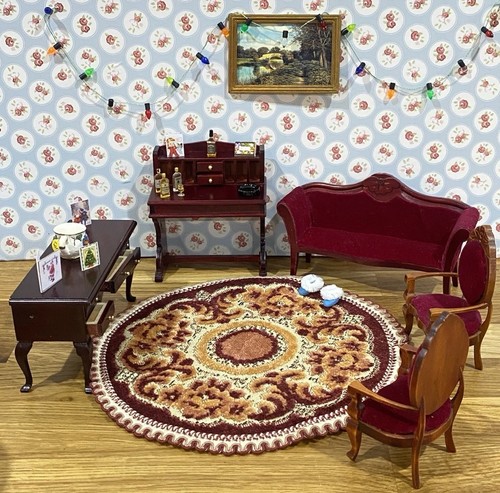 Dolls house living room - dolls,