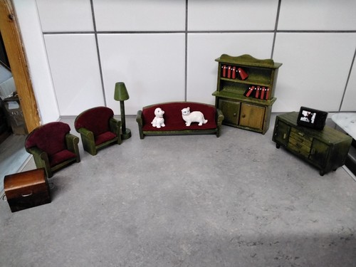 Vintage handmade wooden - , set