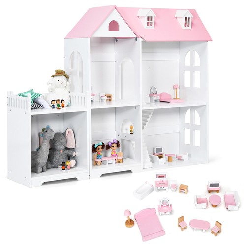 Pink large wooden - large, dolls