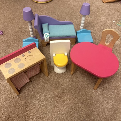 Elc wooden doll - wooden, house