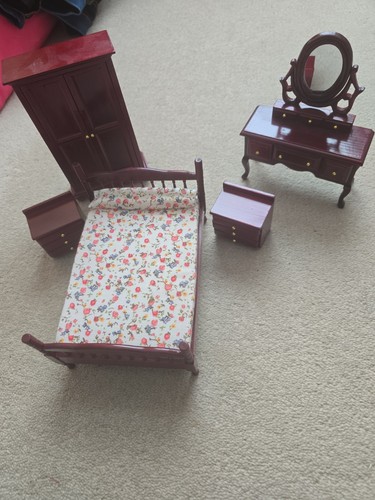 Items dolls house wooden - of,