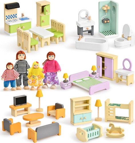 Atoylink wooden dolls house - atoylink,