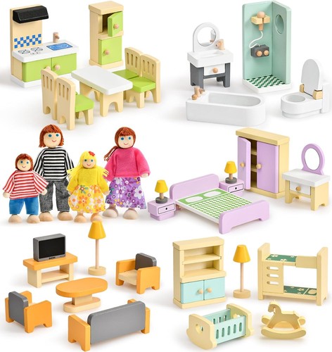 Atoylink wooden dolls house - atoylink,