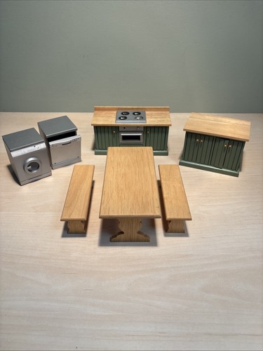 Wooden doll house - doll,